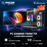 PC Gaming TNGM-313/513/713 Intel Core i3 13100F/13400F/13700F - Ram 8GB - SSD 256GB VGA GTX 1650 4GB